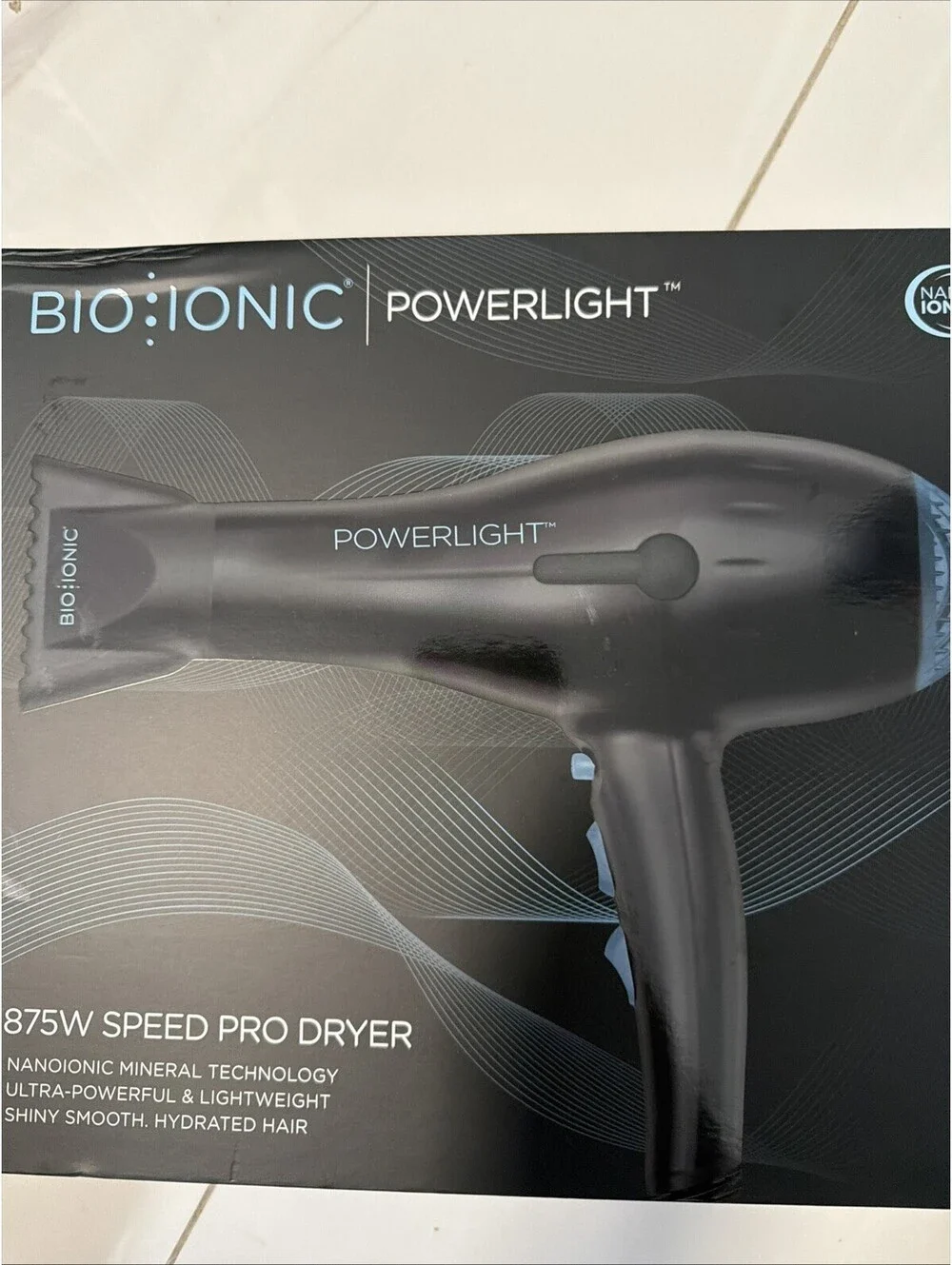Bio Ionic Powerlight Pro-Dryer - Black